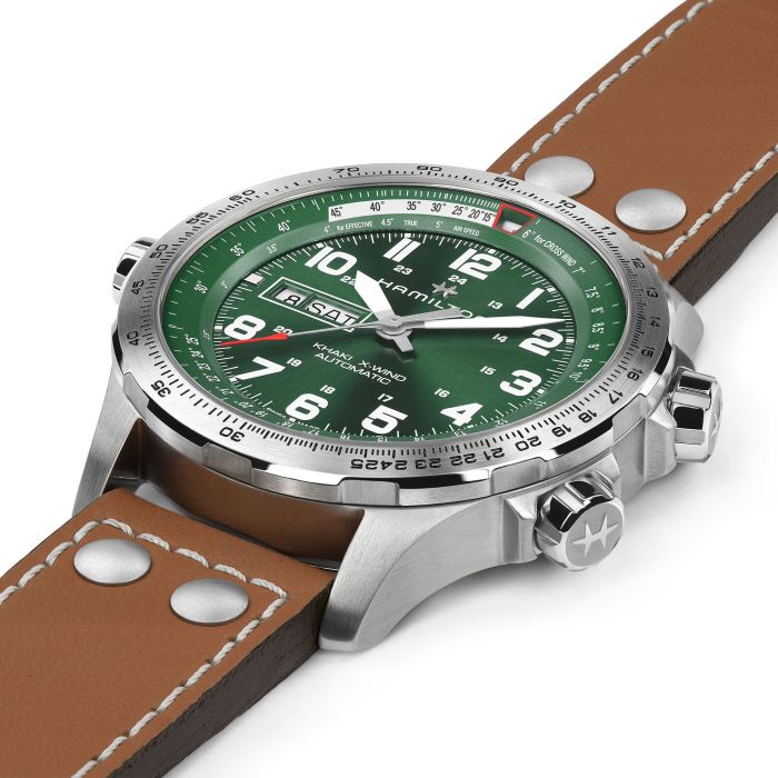 Hamilton Khaki Aviation X-Wind Day Date H77735560 Men's Watch 45mm_3