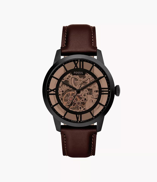 Fossil Oak Barrel Black Stainless Steel Men Watch Me3098_1