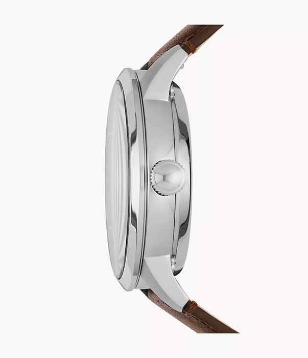Fossil Blue Silver Stainless Steel Men Watch Me3110_3