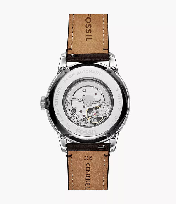 Fossil Blue Silver Stainless Steel Men Watch Me3110_4