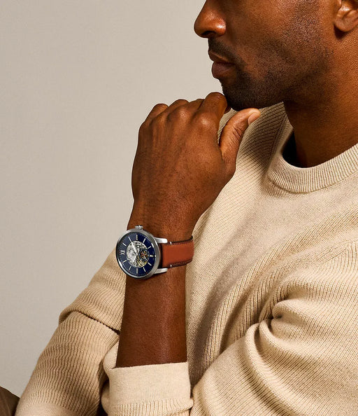 Fossil Core Blue Stainless Steel Men Watch Me3154_2