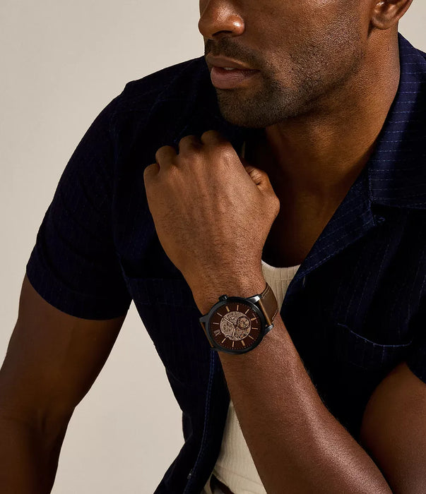 Fossil Core Black Stainless Steel Men Watch Me3155_2