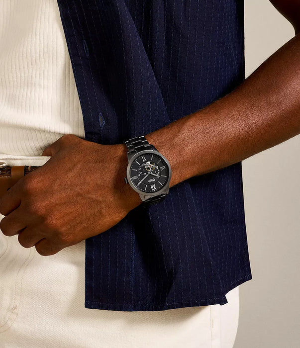 Fossil Classics Black Stainless Steel Men Watch Me3172_2