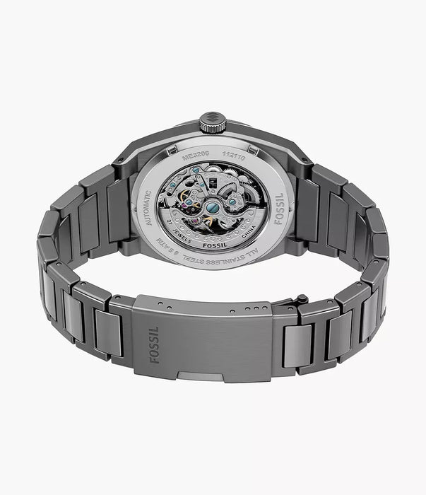 Fossil Everett Gray Stainless Steel Men Watch Me3206_1