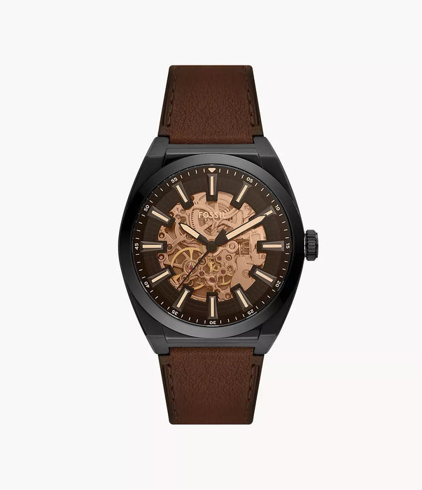 Fossil Everett Black Stainless Steel Men Watch Me3207_1