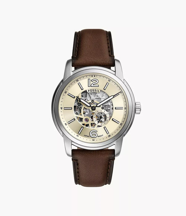 Fossil Fossil Heritage Beige Gold Stainless Steel Men Watch Me3264_1