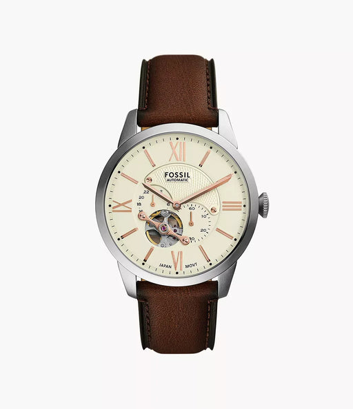 Fossil Townsman Cream Stainless Steel Men Watch Me3266_1