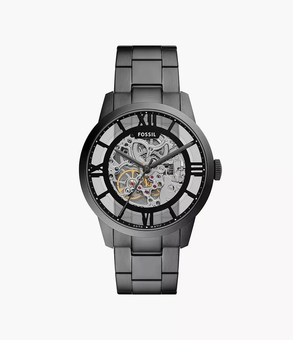 Fossil Townsman Clear Stainless Steel Men Watch Me3268_1