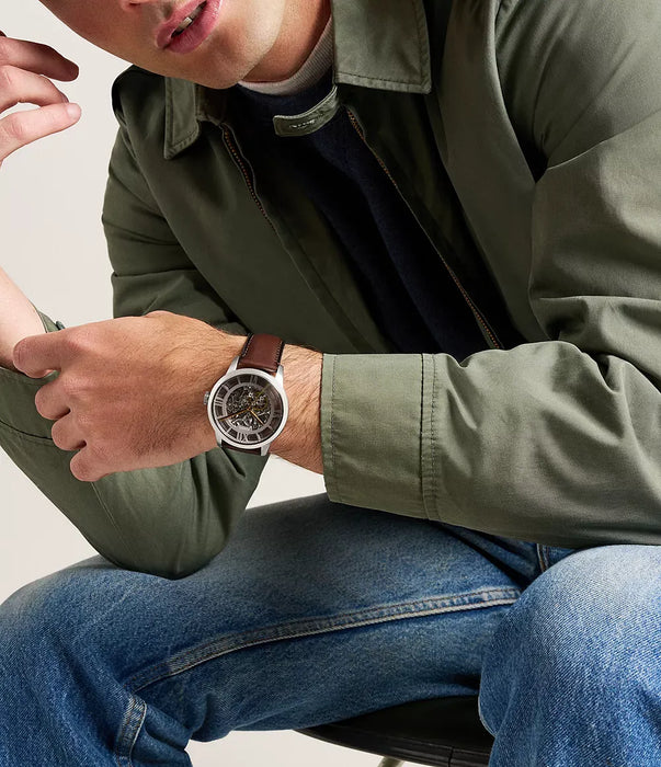 Fossil Townsman Silver Stainless Steel Men Watch Me3270_2
