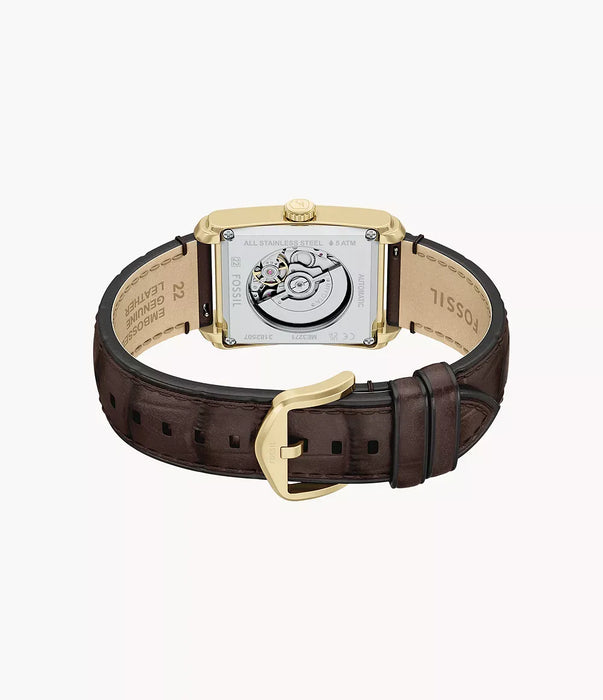 Fossil Carraway Gold Stainless Steel Men Watch Me3271_6