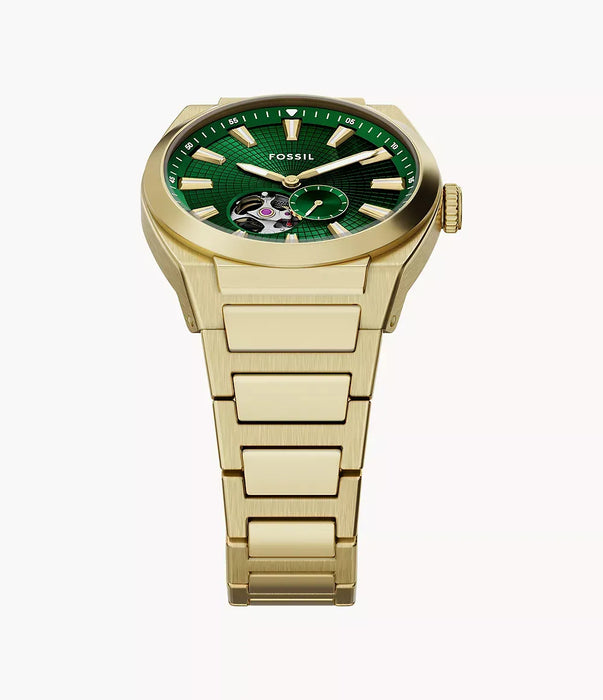 Fossil Everett Green Stainless Steel Men Watch Me3276_5