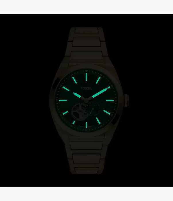 Fossil Everett Green Stainless Steel Men Watch Me3276_7