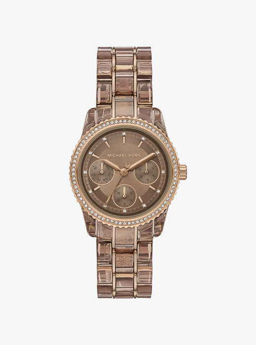 Michael Kors Bryant Beige Gold Women Watch Mk7606_1