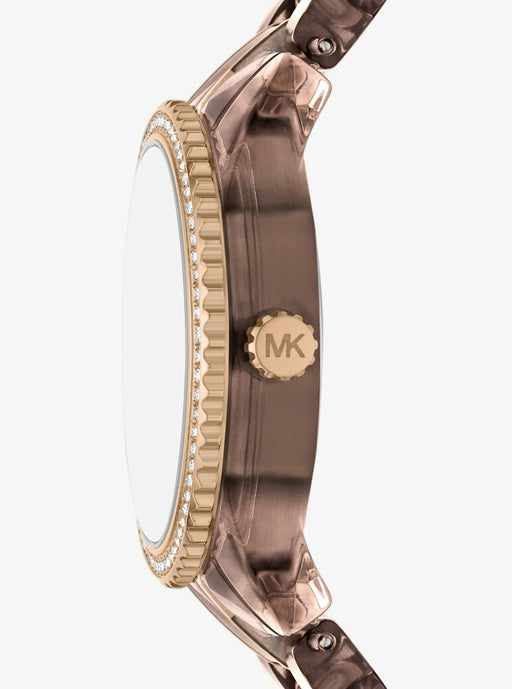 Michael Kors Bryant Beige Gold Women Watch Mk7606_2