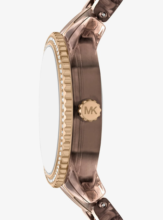 Michael Kors Bryant Beige Gold Women Watch Mk7606_2
