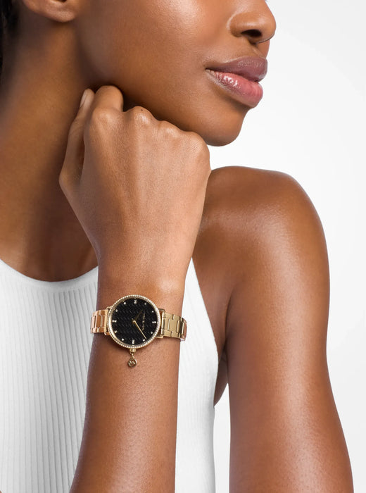Michael Kors Pyper Black Women Watch Mk7616_4