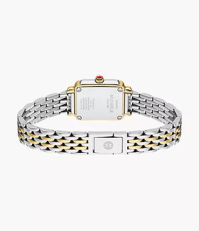 Michele Deco Madison Two-Tone 18K Gold-Plated Watch MWW06D000176