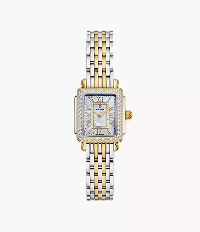 Michele Deco Madison Two-Tone 18K Gold-Plated Watch MWW06D000176