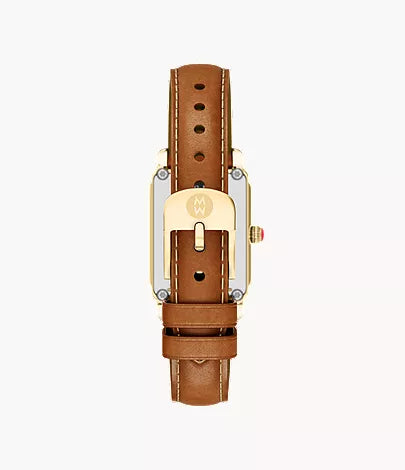 Michele Deco Park 18K Gold-Plated Watch MWW06E000150