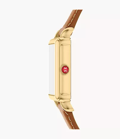 Michele Deco Park 18K Gold-Plated Watch MWW06E000150