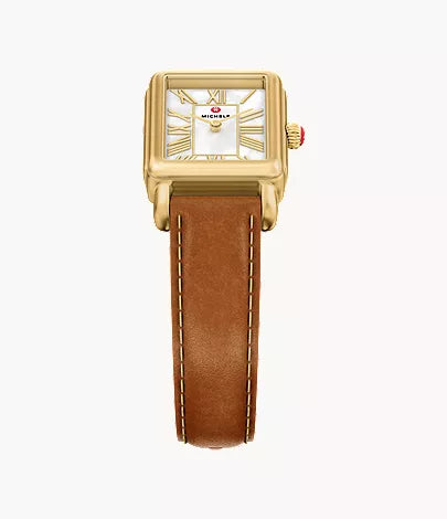 Michele Deco Park 18K Gold-Plated Watch MWW06E000150