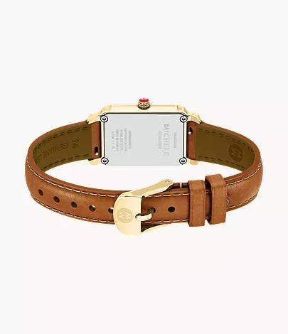 Michele Deco Park 18K Gold-Plated Watch MWW06E000150