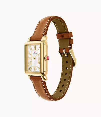 Michele Deco Park 18K Gold-Plated Watch MWW06E000150