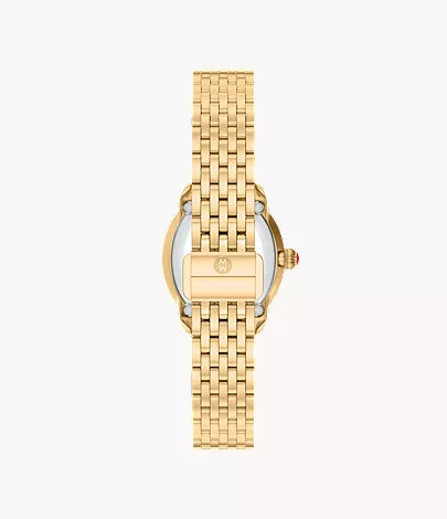 Michele Limited Edition Serein Pave 18K Gold-Plated Watch MWW21H000004