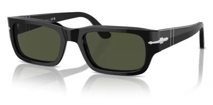 Persol Adrien Black Green Sunglasses 0PO3347S 95/31