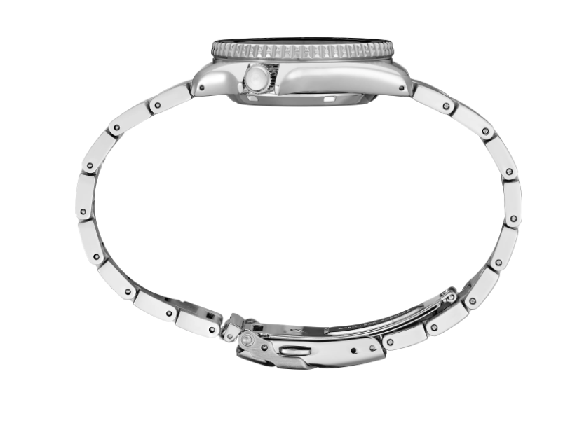 Seiko 5 Sports SKX Mid-Size Stainless Steel Bracelet Ivory Dial Men's Watch SRPK31