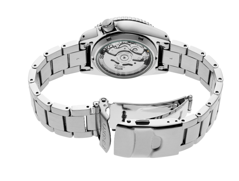 Seiko 5 Sports SKX Mid-Size Stainless Steel Bracelet Ivory Dial Men's Watch SRPK31
