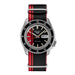 Seiko 5 Sports Red Black And Red Striped Nylon Strap Men Watch Srpk71_1