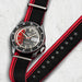 Seiko 5 Sports Red Black And Red Striped Nylon Strap Men Watch Srpk71_4