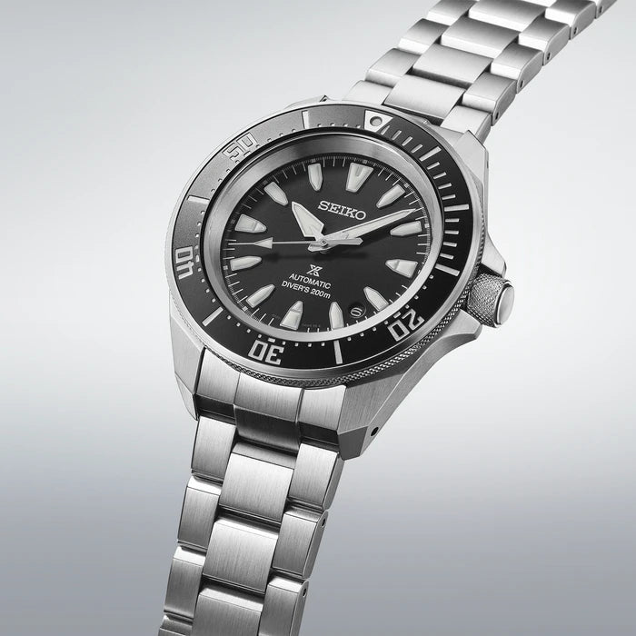 Seiko Prospex Black Stainless Steel Bracelet Men Watch Srpl13_4