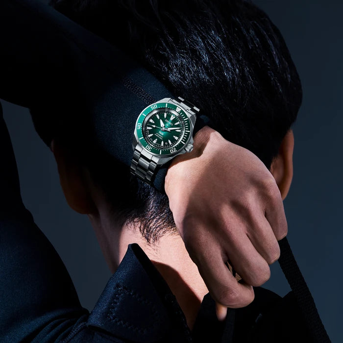 Seiko Prospex Green Stainless Steel Bracelet Men's Watch Srpl53_5