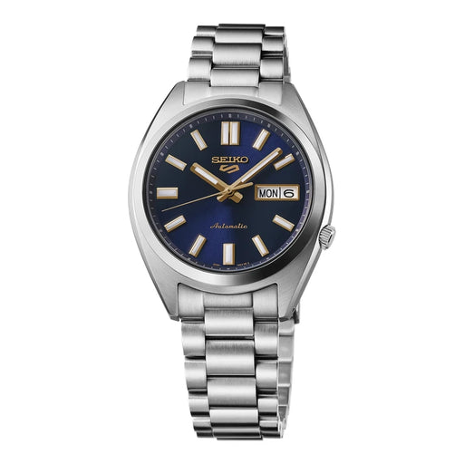 Seiko 5 Sports Blue Stainless Steel Bracelet Men's Watch Srpl55_1
