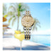 Seiko Presage Champagne Two-Tone Stainless Steel Bracelet Ladies' Watch Srpl64_5