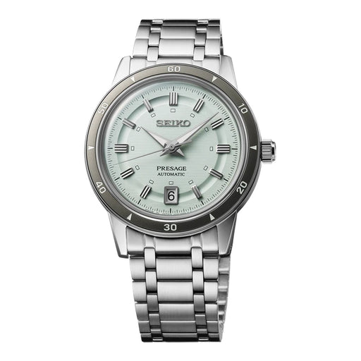 Seiko Presage Green Stainless Steel Bracelet Men's Watch Srpl71_1