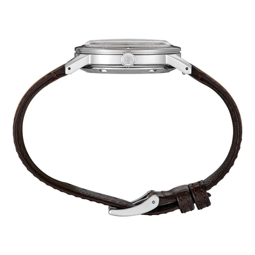 Seiko Presage Gold Brown Leather Strap Men's Watch Srpl75_2