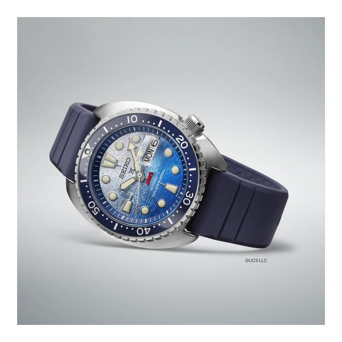 Seiko Prospex Blue Blue Silicone Strap Men's Watch Srpl81_3