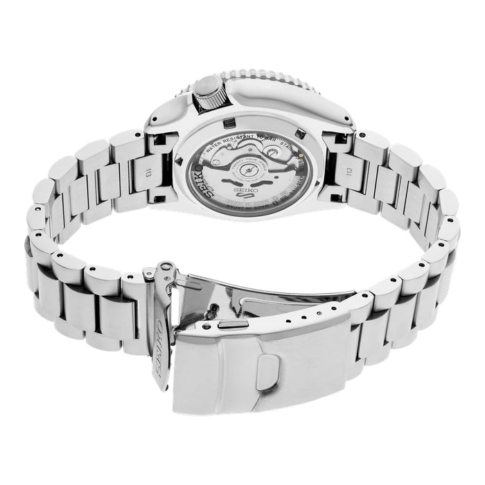 Seiko 5 Sports Black Stainless Steel Bracelet Men's Watch Srpl85_3