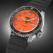 Seiko 5 Sports Orange Silicone Strap Men's Watch Srpl89_4