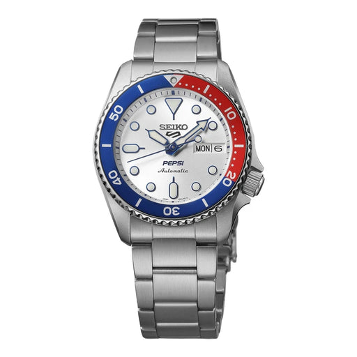 Seiko 5 Sports Silver Stainless Steel Bracelet Men's Watch Srpl99_1