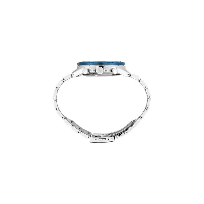 Seiko Ssb345 Blue Stainless Steel Bracelet Men Watch Ssb345_2