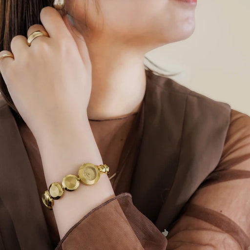 Seiko Sseh024 Gold Jewelry Inspired Stainless Steel Bracelet Ladies' Watch Sseh024_2