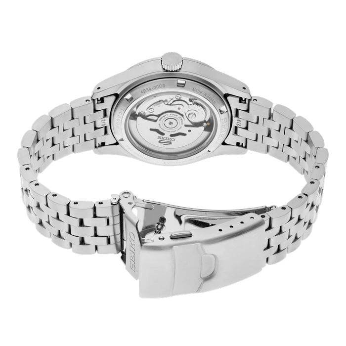 Seiko 5 Sports Black Stainless Steel Bracelet Men Watch Ssk023_3