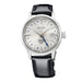 Seiko Presage Silver Dark Blue Leather Strap Men's Watch Ssk049_1