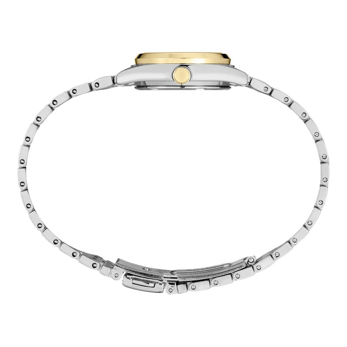 Seiko Sur438 White Two-Tone Stainless Steel Bracelet Women Watch Sur438_2