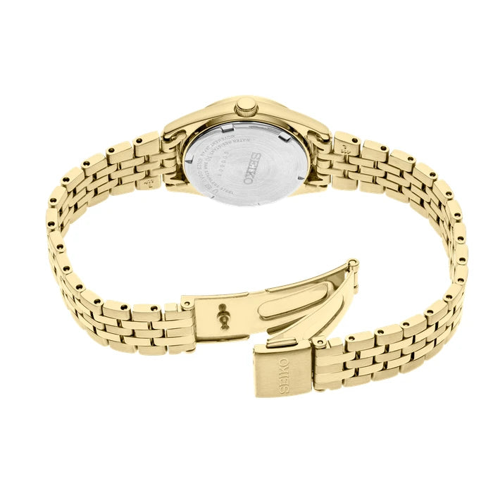 Seiko Sur440 White Stainless Steel Bracelet Women Watch Sur440_3