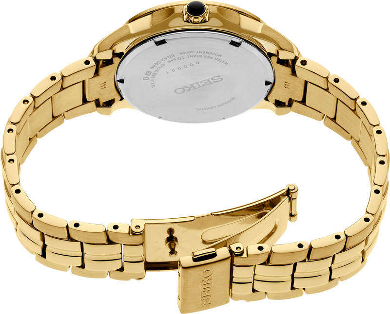 Seiko Coutura White Mother of Pearl Dial Women's Watch SUR592